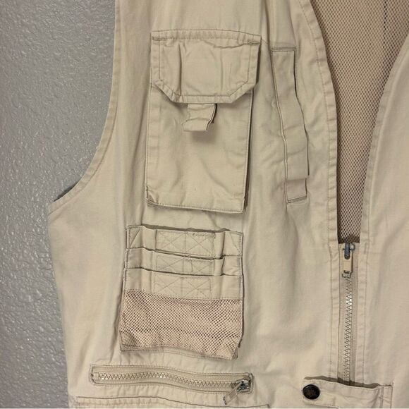 Foxfire Beige Utility Vest Size XL - Picture 5 of 15